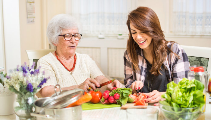 Why is in-home meal preparation important for seniors?